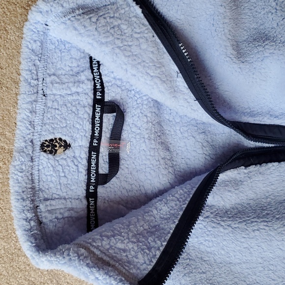 Light Blue Fleece Half-Zip Pullover - Picture 5 of 10